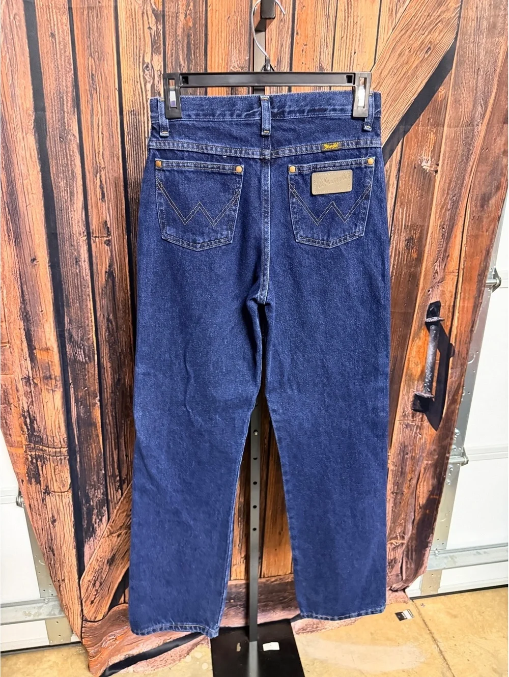 Wrangler youth Slim Fit Dark Blue Denim Jeans Size 16